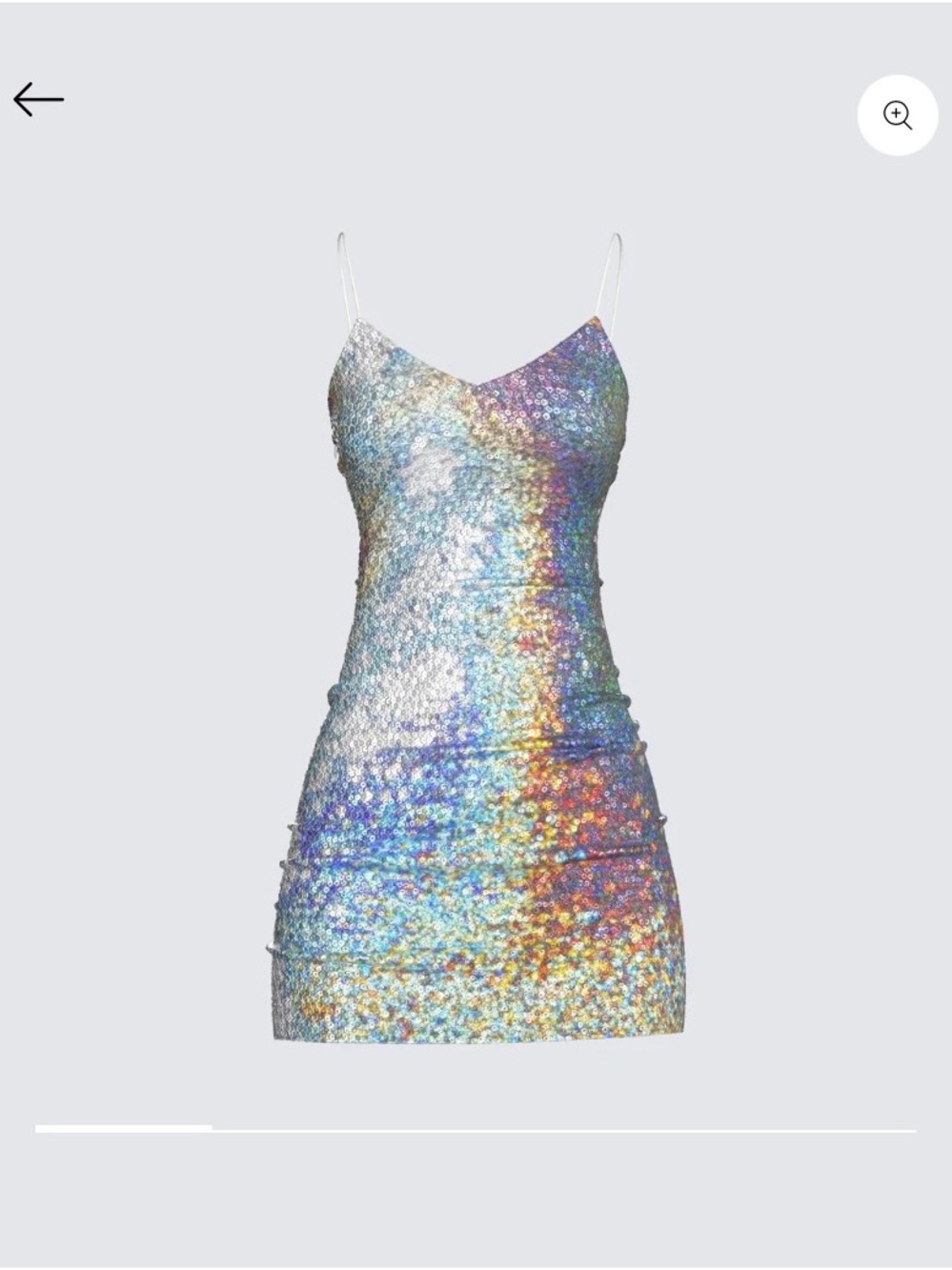 Finesse Iridescent Sequin Mini Dress - Multi